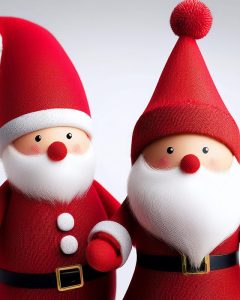 Plush Santa Claus Figures - Image 3