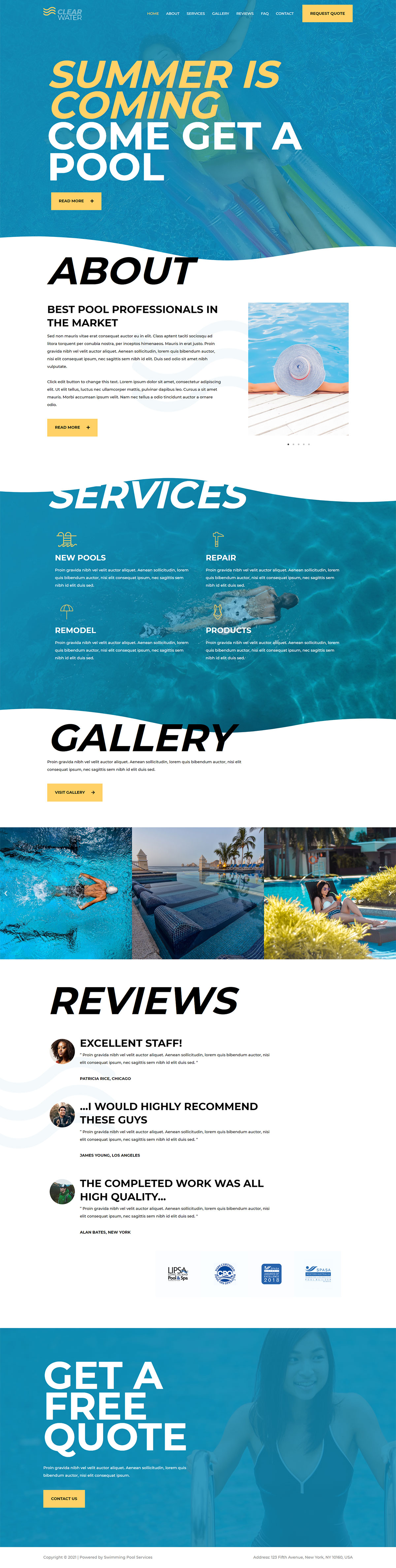 Swimming Pool Services