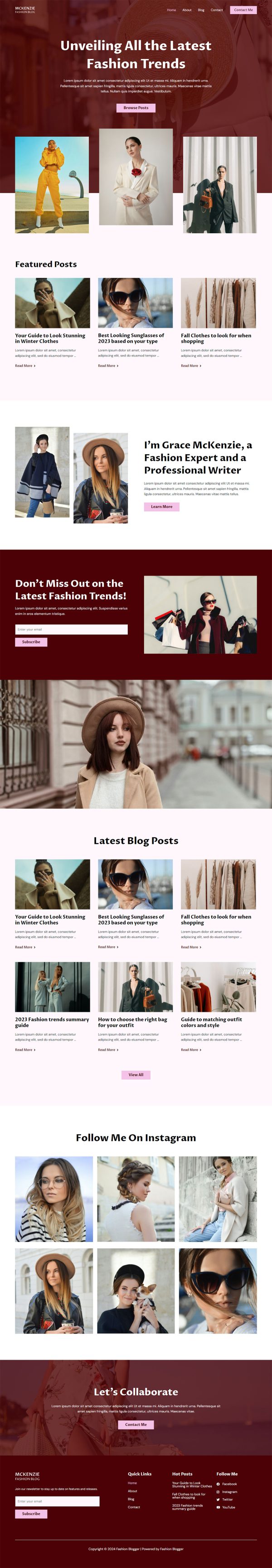 Fashion Blogger